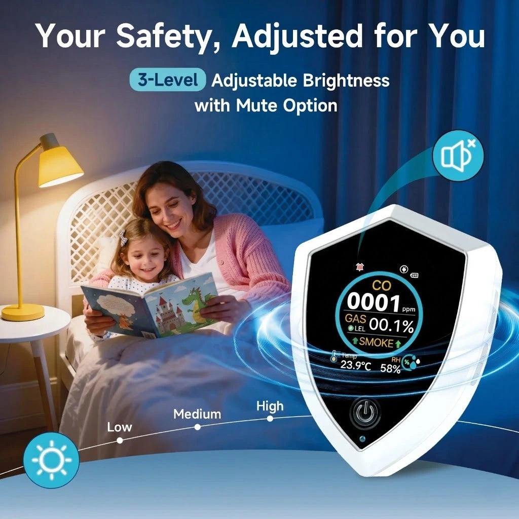 
3Level Adjustable Brightnesswith Mute Option
